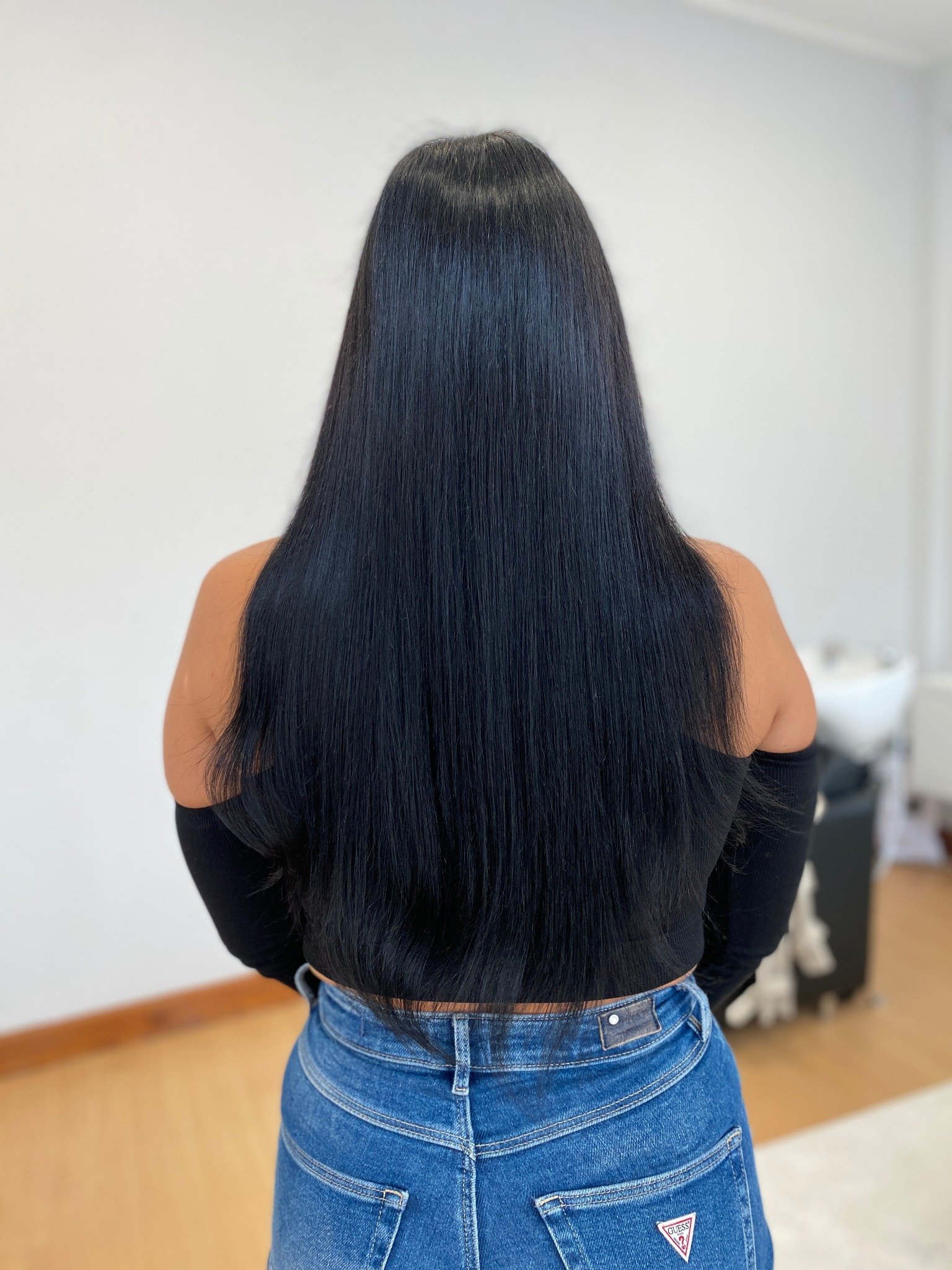 Cabelo mais longo e saudável ao longo do acompanhamento